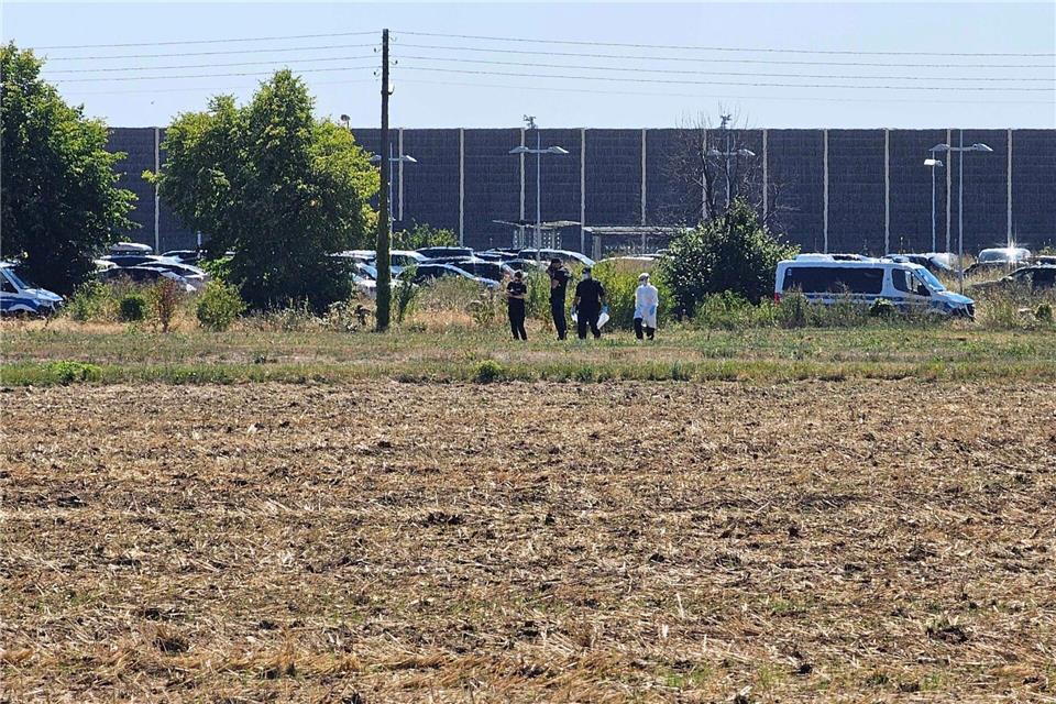 Erneut ist am Flughafen Leipzig/Halle gesucht worden. Tobias Junghannß/dpa