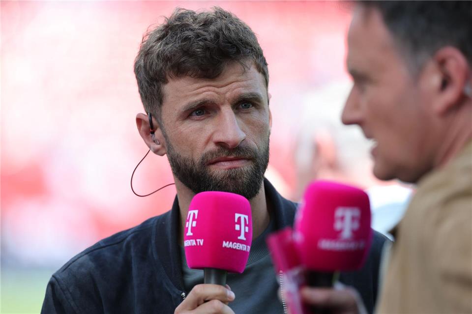 Ernster Blick: Thomas Müller sorgt sich um die Zukunft des deutschen Fußballs. (Archivbild)Jan Woitas/dpa