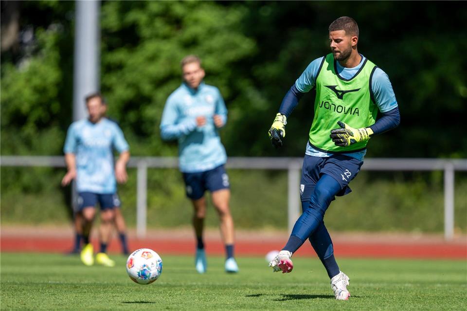 Ersatztorwart Niclas Thiede verlässt den VfL Bochum. (Archivbild)David Inderlied/dpa