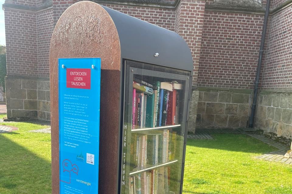 Erst 2020 aufgebaut, gehört der Erler Bücherschrank noch zu den Neueren.