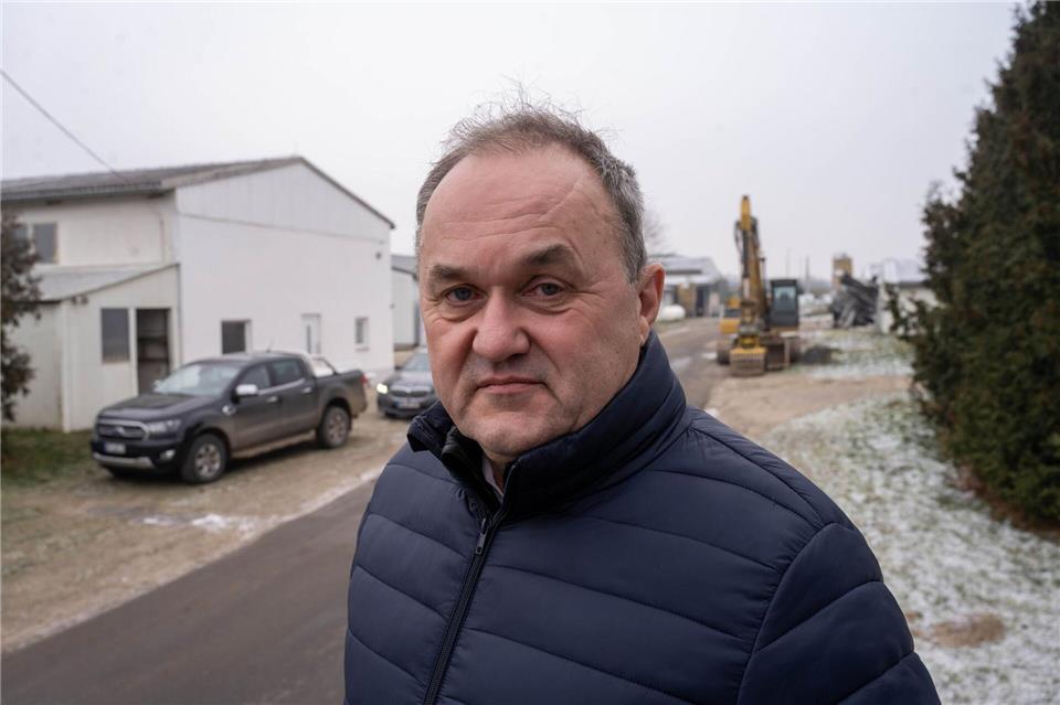 Erst im Oktober war ein Stall des Betriebs von Dirk Andresen in Siedenbollentin komplett abgebrannt. Stefan Sauer/dpa