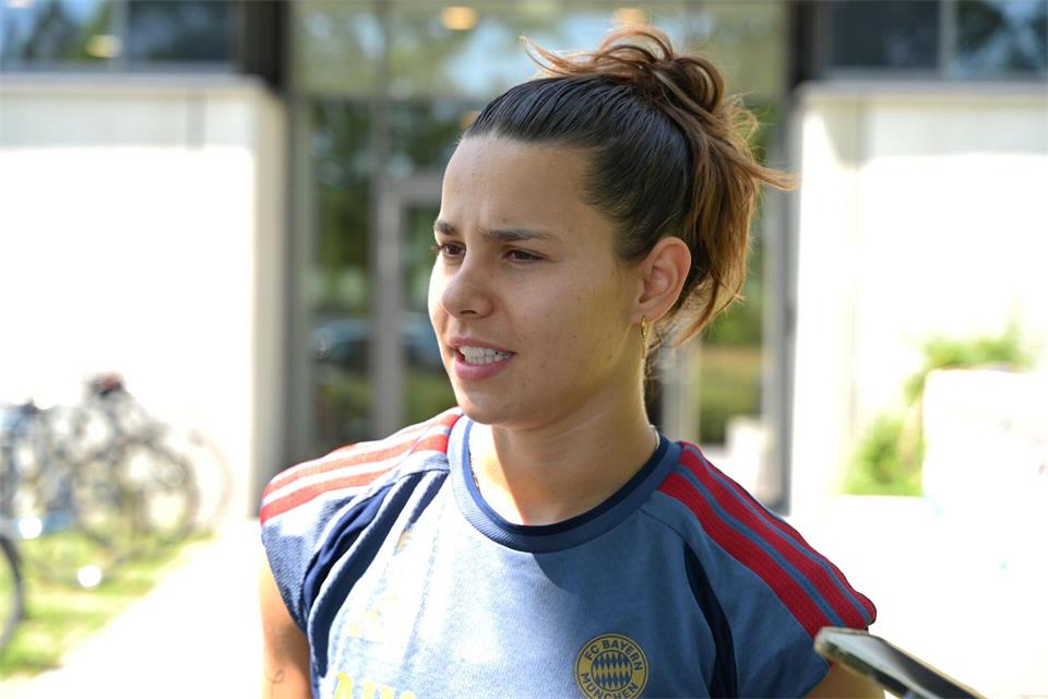 Erst mal keine DFB-Option: Lena Oberdorf vom FC Bayern München. (Archivbild)Florian Diettrich/dpa