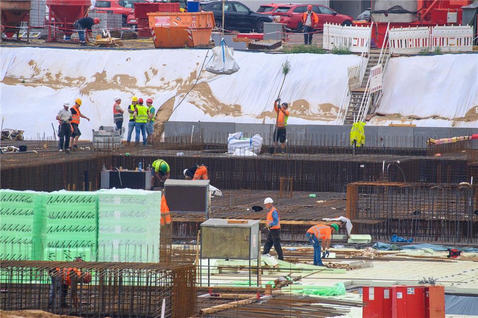 Erste Abteilungen des LKA sollen Ende 2028 in das neue Gebäude einziehen können.Klaus-Dietmar Gabbert/dpa