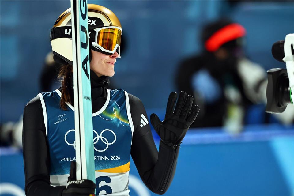 Erste Medaillenhoffnungen geplatzt: Skispringerin Selina Freitag und das deutsche Team blicken auf durchwachsene erste Olympia-Hälfte zurück. (Archivbild)Daniel Karmann/dpa