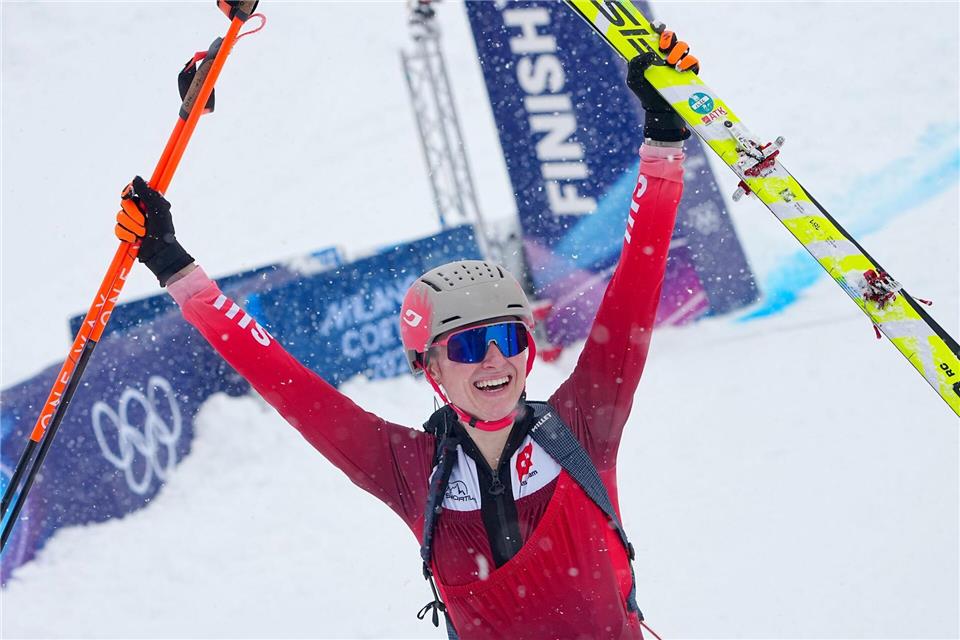 Erste Olympiasiegerin im Skibergsteigen: Marianne FattonMichael Kappeler/dpa