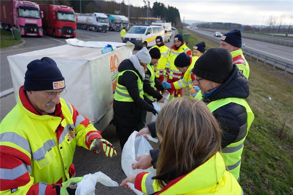 Erste Station:  Autobahnraststätte Hochwald WestKevin Schößler/dpa