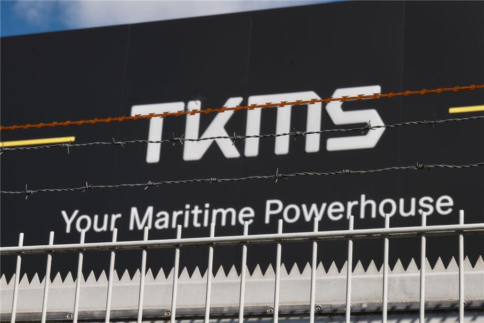 Erster Börsentag für TKMS.Marcus Golejewski/dpa