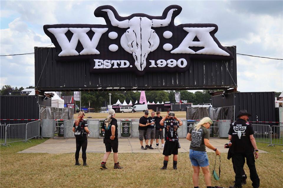 Erwartet werden 85.000 Metalfans.Frank Molter/dpa