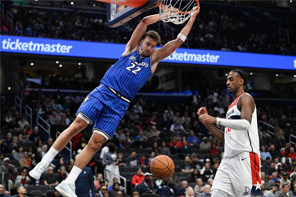 Erzielte 25 Punkte für Orlando in Washington: Franz Wagner.John McDonnell/FR172064 AP/dpa