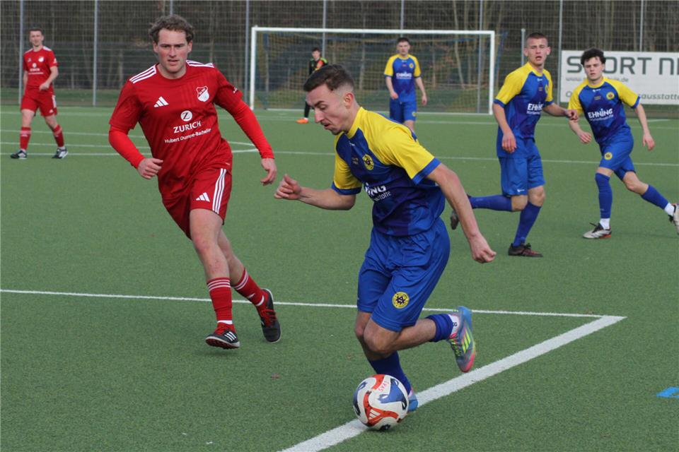Erzielte gestern beim Weseker 2:0-Erfolg gegen ETuS Haltern den vorentscheidenden zweiten Treffer für den SV Adler: Patryk Neumann. 