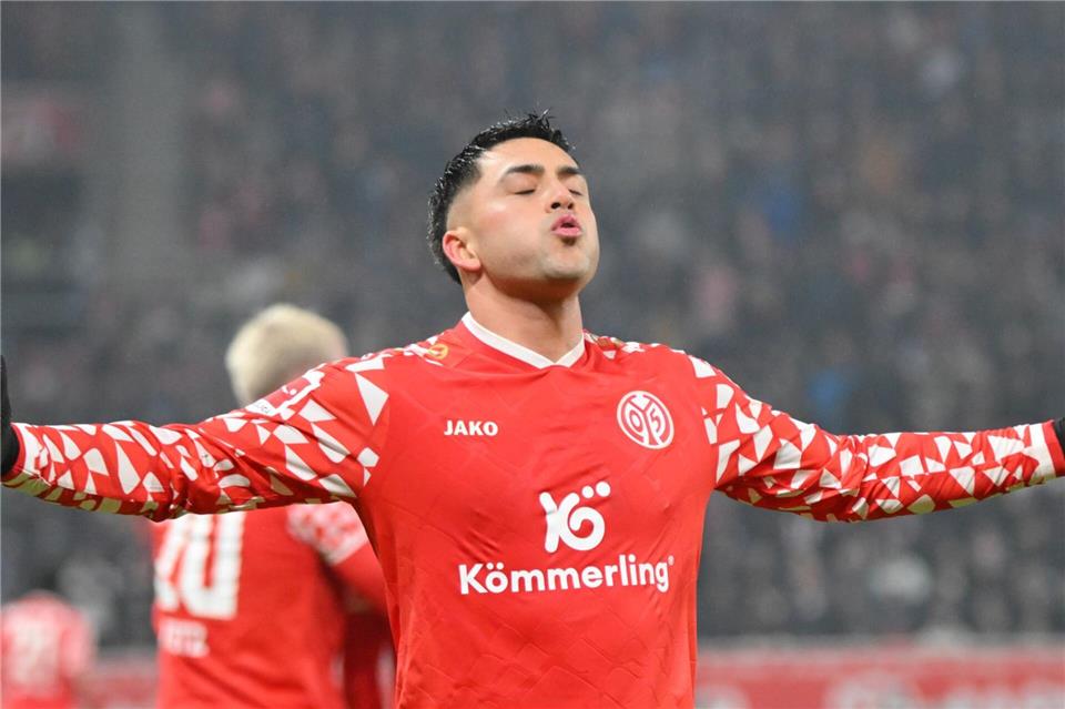 Erzielte sein zehntes Saisontor für Mainz 05: Nadiem Amiri. Torsten Silz/dpa