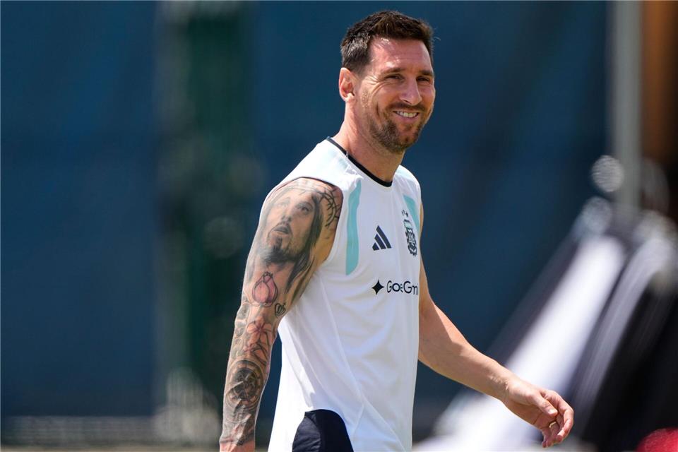 Es dürfte ein schöner Geburtstag für Messi sein.Charlie Riedel/AP/dpa
