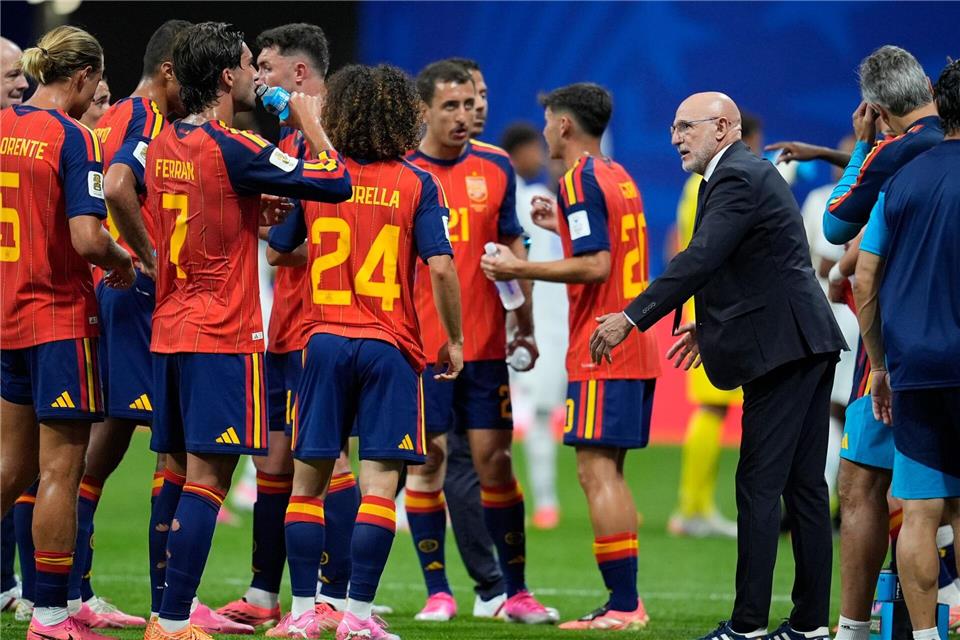 Es gab Redebedarf beim spanischen Nationaltrainer.Mike Stewart/AP/dpa