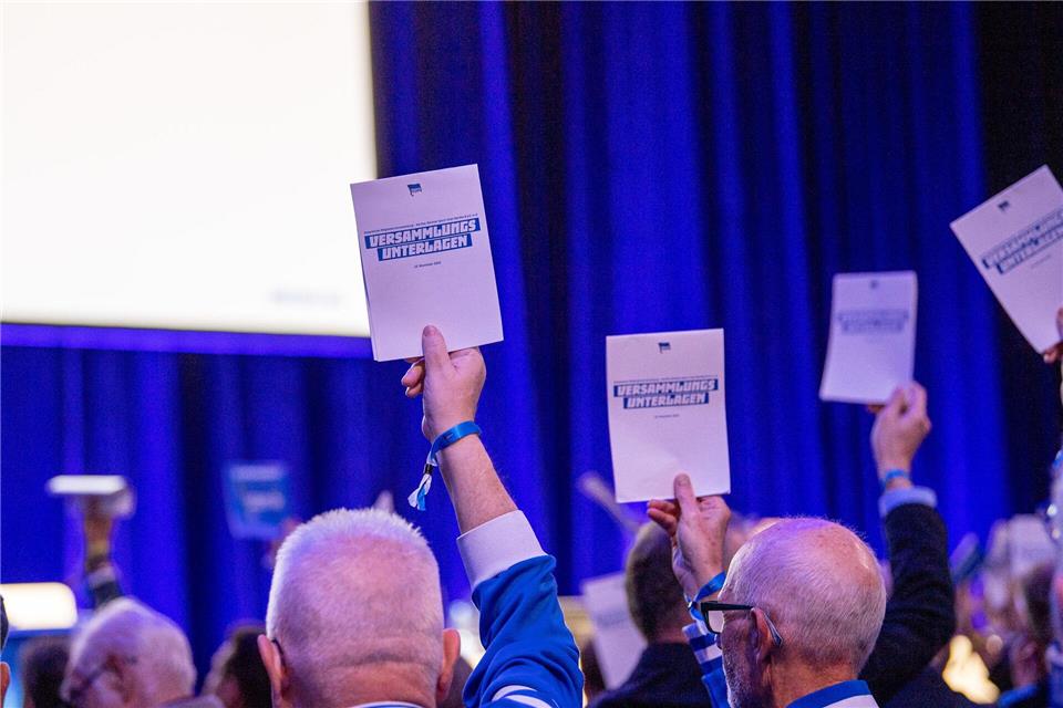 Es gab ein klares Votum bei der Hertha. Matthias Koch/Sportfoto Matthias Koch./dpa