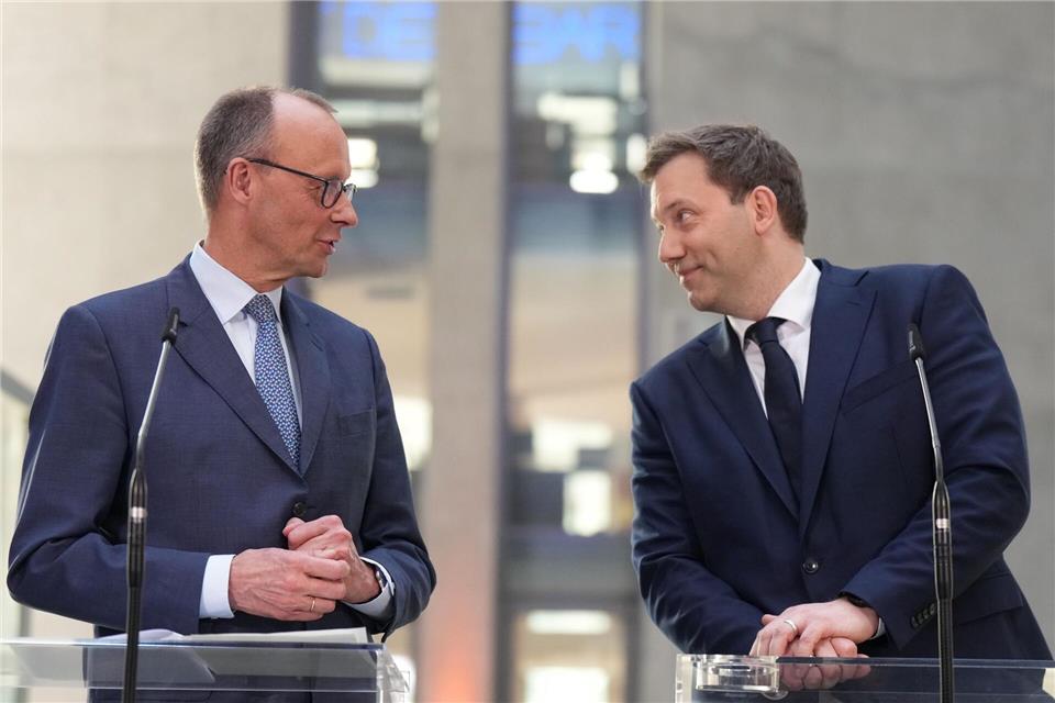 Es geht voran bei der Bildung einer schwarz-roten Regierung. Michael Kappeler/dpa