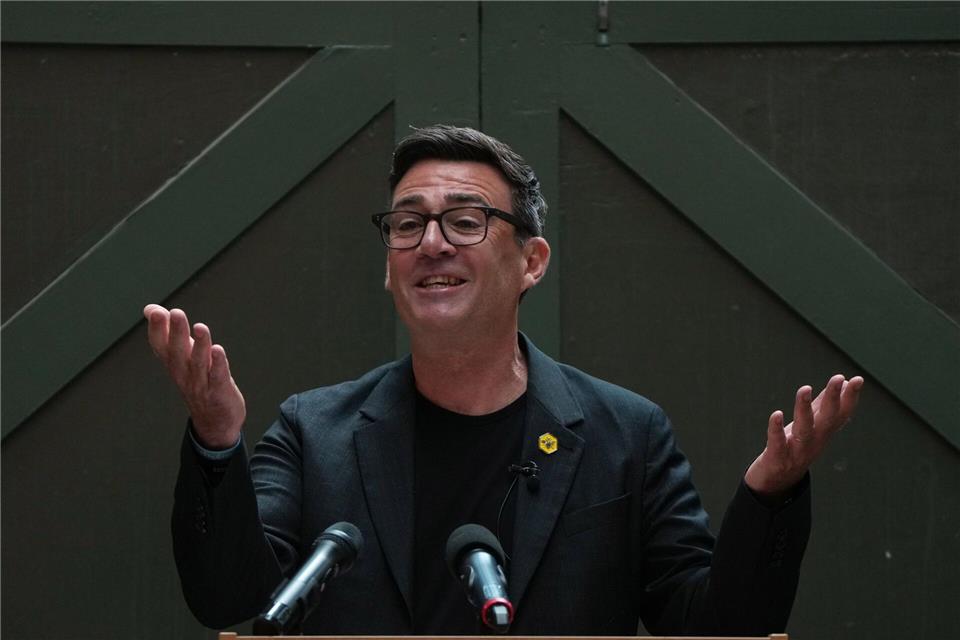 Es gilt als so gut wie sicher, dass Burnham Starmer beerben wird. Alastair Grant/AP/dpa
