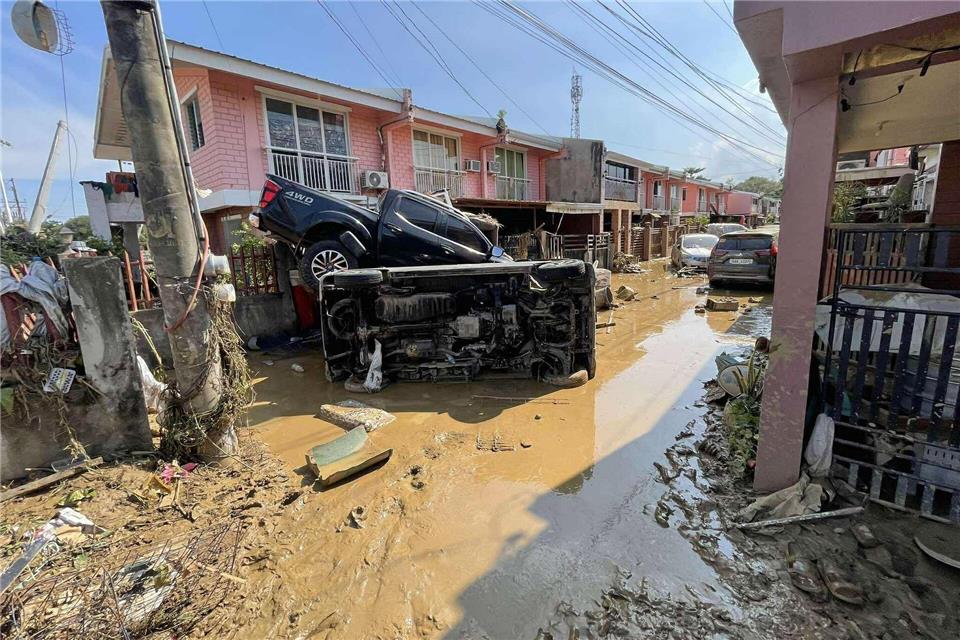 Es handelt sich um eine der schlimmsten Flutkatastrophen der vergangenen Jahre.Jacqueline Hernandez/AP/dpa