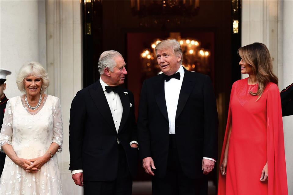 Es ist bereits der zweite Staatsbesuch Trumps in Großbritannien. Schon während seiner ersten Amtszeit wurde ihm der rote Teppich ausgerollt. (Archivfoto)Victoria Jones/PA Wire/dpa