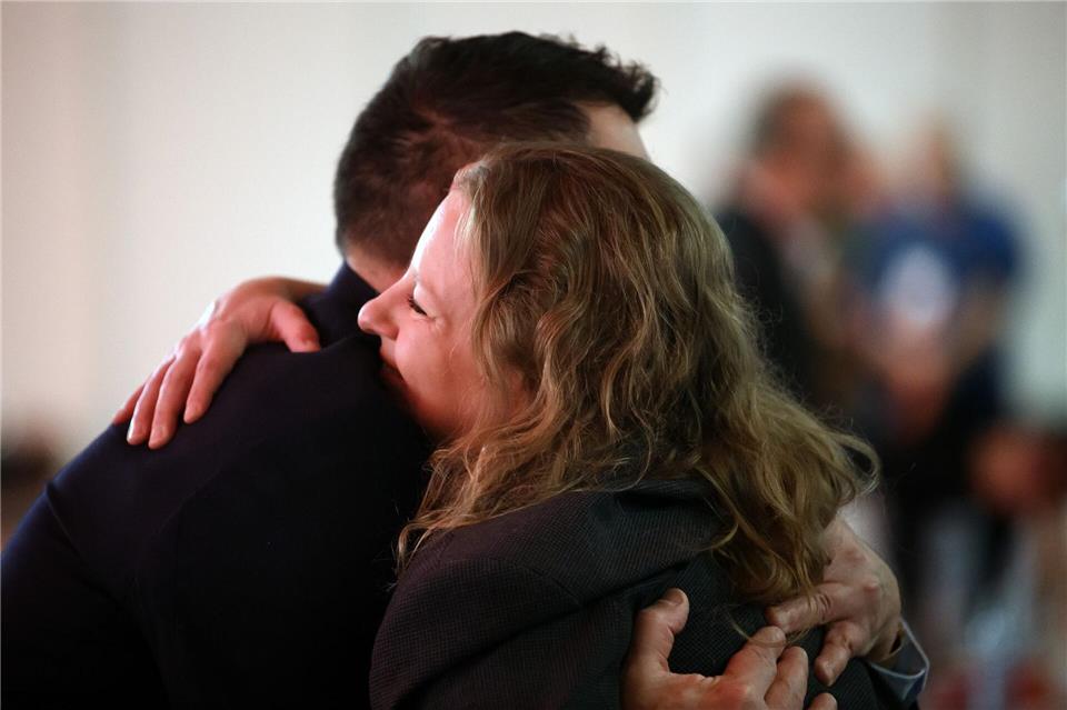 Es ist der dritte Bundesparteitag des BSW. Klaus-Dietmar Gabbert/dpa