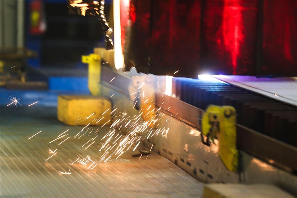 Es ist der erste Neubau für die FSG nach der Insolvenz.Frank Molter/dpa