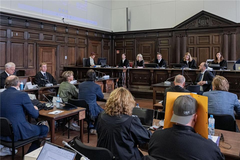 Es ist der zweite Tag der Videovernehmung im Landgericht Hamburg.Markus Scholz/dpa