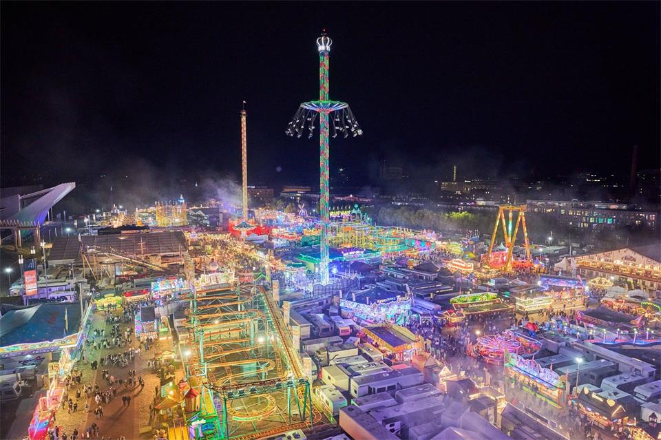 Es ist die 991. Auflage des Bremer Freimarkts.Sina Schuldt/dpa