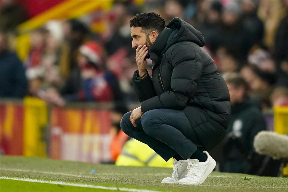 Es läuft nicht für Ruben Amorim und Manchester United. (Archivbild)Dave Thompson/AP/dpa