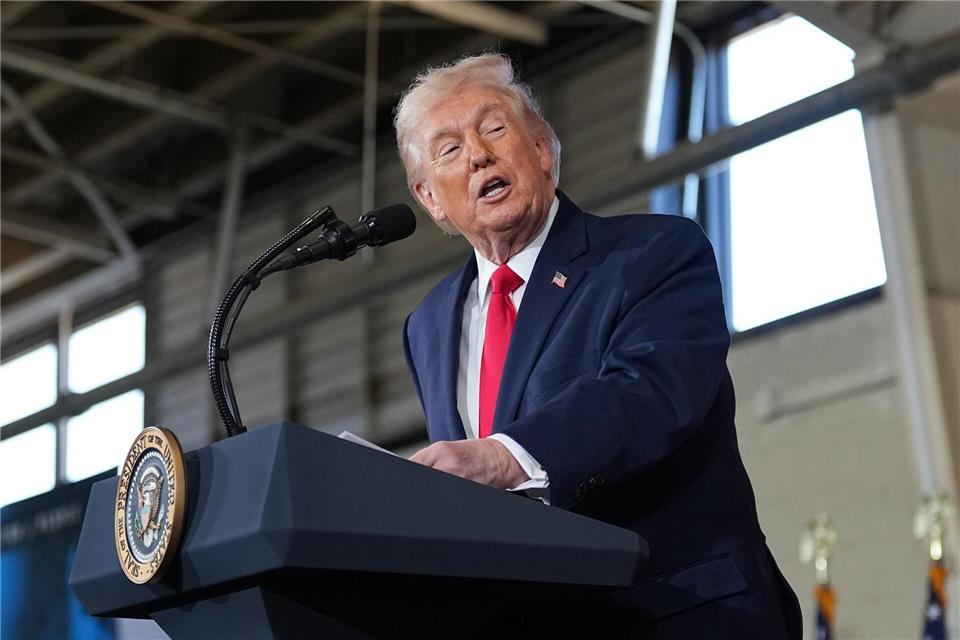 Es läuft nicht rund für Trump. Es gibt kein frisches Geld mehr für das US-Heimatschutzministerium.Matt Rourke/AP/dpa