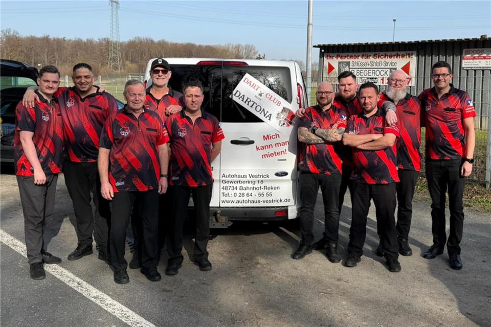 Es läuft weiter rund: Die erfolgreiche Mannschaft des DC Dartona Reken.