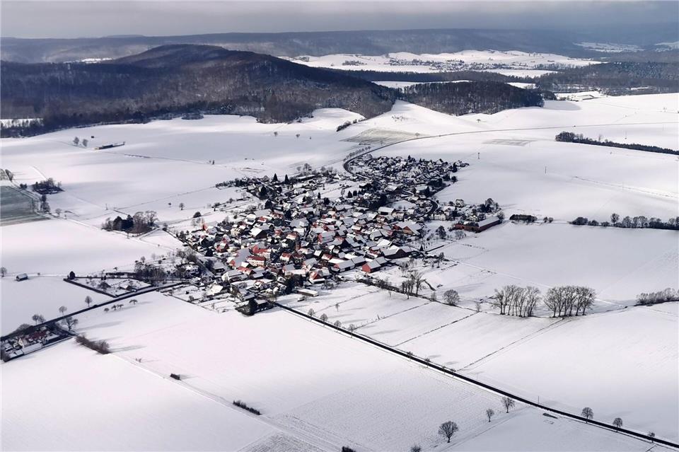 Es liegt aktuell Schnee vom Weserbergland bis in den Harz. Stefan Rampfel/dpa