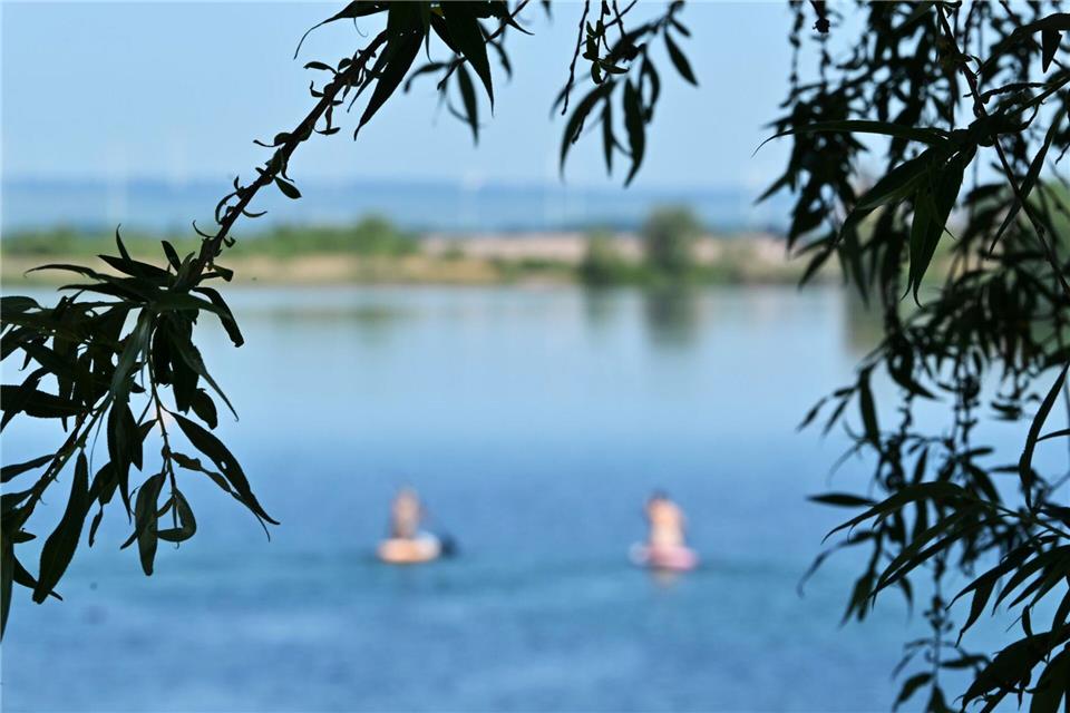 Es muss nicht immer Jetski oder Wasserski sein: Auch schlicht Bahnen durchs kühle Nass zu ziehen, ist in etlichen Thüringer Gewässern möglich.Martin Schutt/dpa