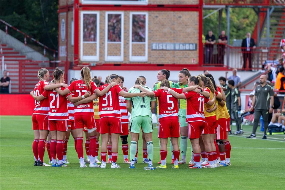 Es war das erste Spiel der Union-Frauen in der Bundesliga.Matthias Koch/dpa
