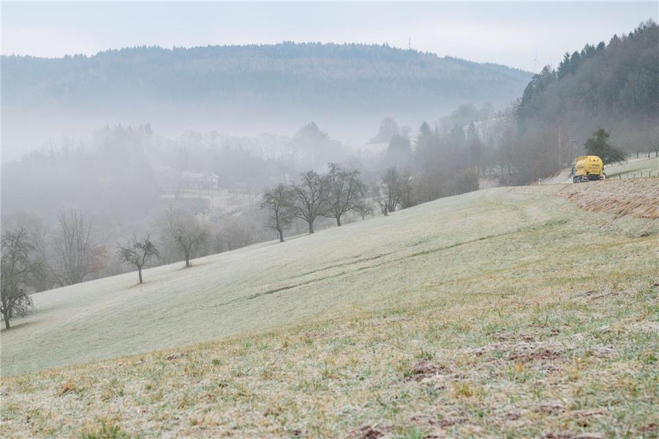 Es wird glatt und windig.Uwe Anspach/dpa