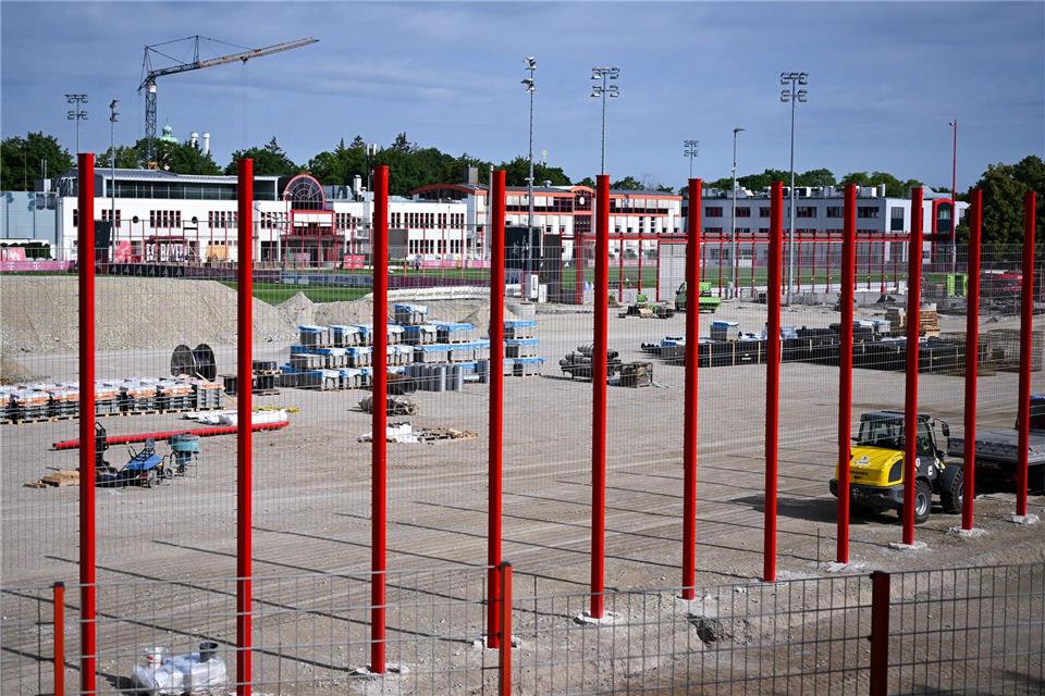 Es wird viel gebaut an der Säbener Straße.Sven Hoppe/dpa