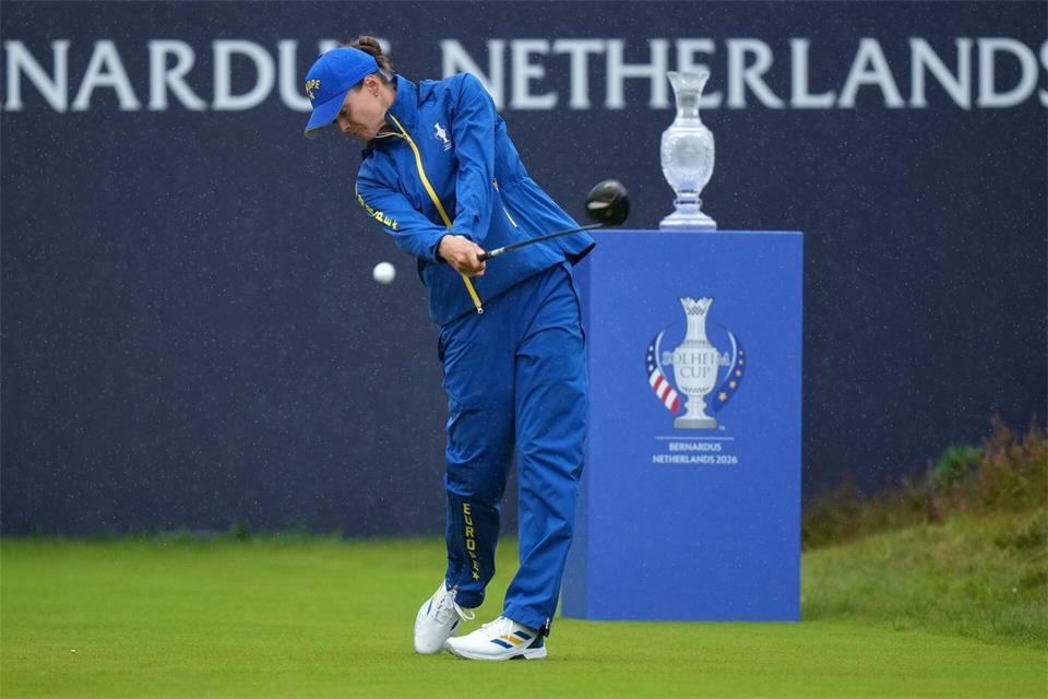 Esther Henseleit hat mit dem europäischen Team den Solheim Cup gewonnen.Alastair Grant/AP/dpa