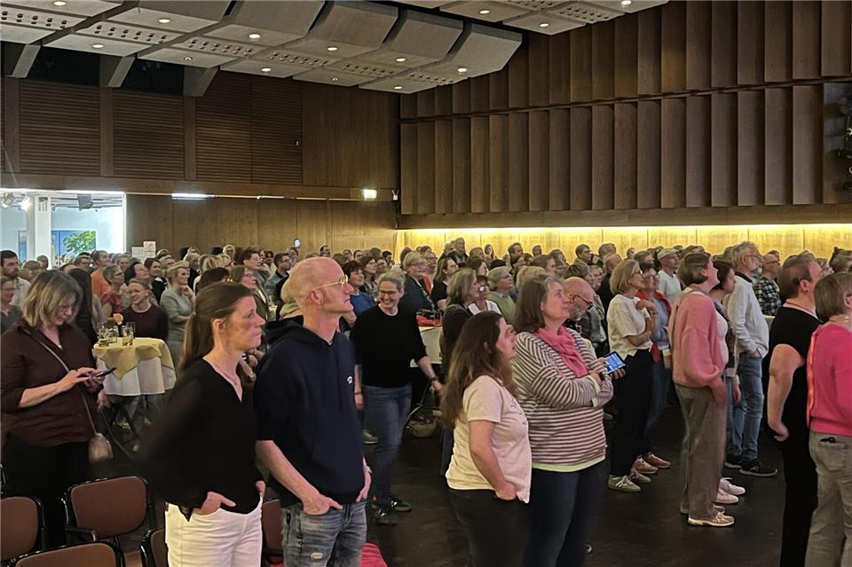 Etwa 400 Sänger waren zum Rudelsingen gekommen.