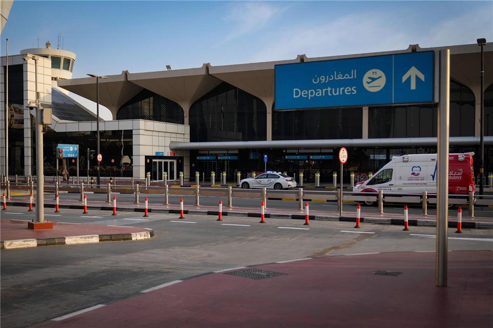 Etwa am internationalen Flughafen von Dubai gibt es derzeit keine Abflüge und Landungen.Altaf Qadri/AP/dpa