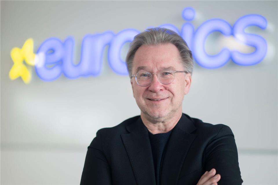 Euronics-Vorstandssprecher Benedict Kober: „Wo man auch bereit ist, Geld auszugeben“. (Archivbild)Marijan Murat/dpa