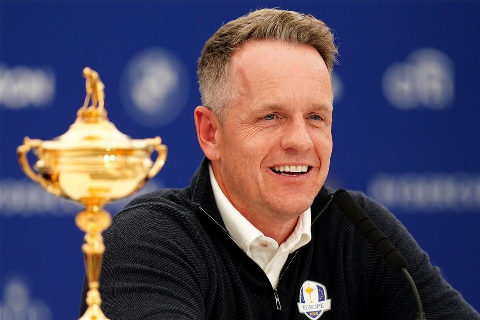 Europas Ryder-Cup-Kapitän Luke Donald hat seine zwölf Spieler für den Kontinentalvergleich mit den USA beisammen. (Archivbild)Mike Egerton/PA Wire/dpa