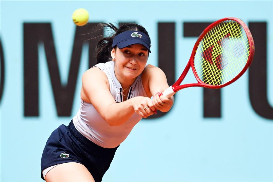 Eva Lys ist auch beim Turnier in Madrid früh ausgeschieden. Cheng Min/XinHua/dpa