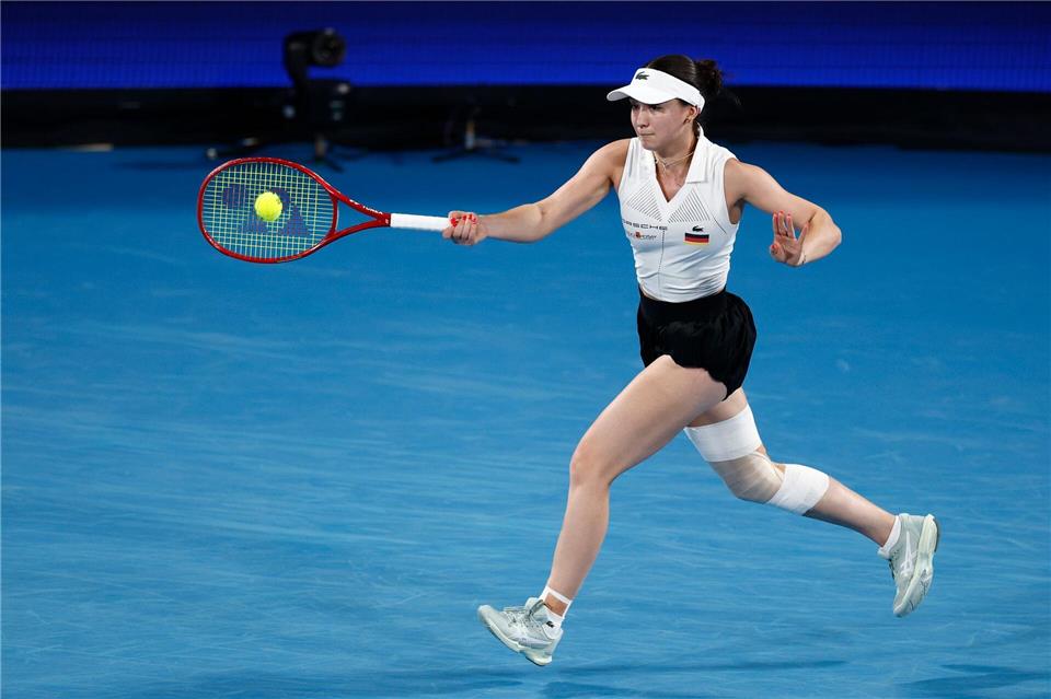 Eva Lys musste wegen ihrer Knieverletzung auch in Indian Wells pausieren.Mark Evans/AAP/dpa