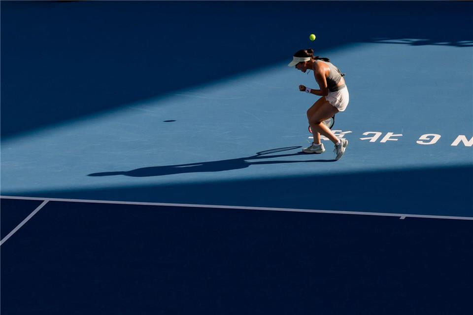 Eva Lys steht beim Turnier in Peking im Achtelfinale.Bai Xuefei/XinHua/dpa