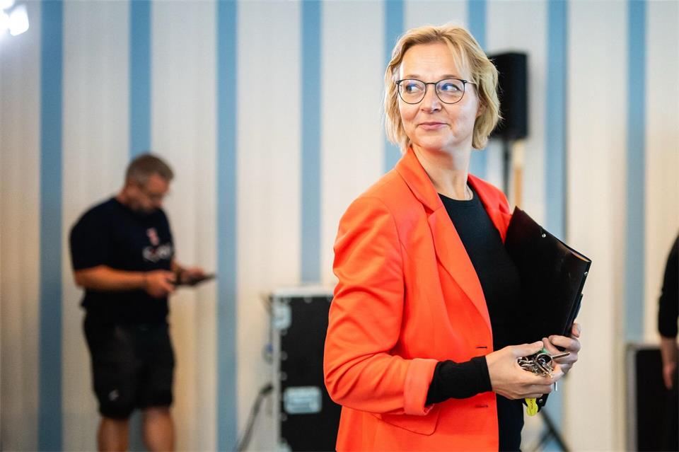 Ex-BSW-Landesvorsitzende Katja Wolf will mit einer neuen Partei und Fraktion an den Start gehen. Jacob Schröter/dpa