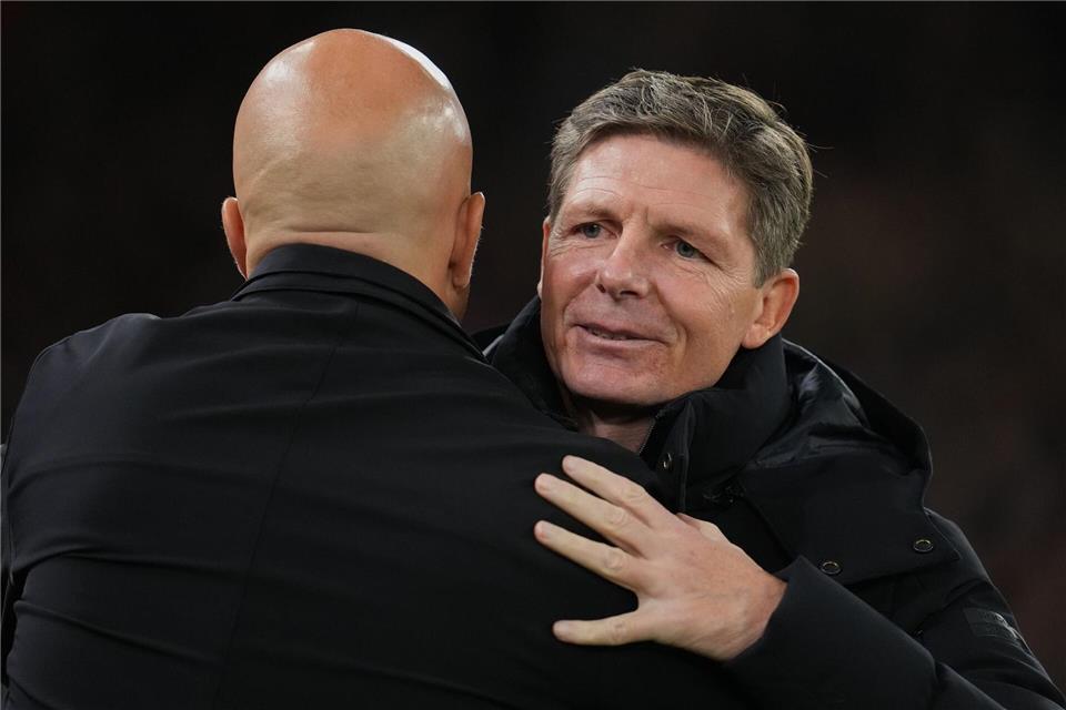 Druck wächst: Slot und der FC Liverpool in der Krise  Ex-Bundesligatrainer Oliver Glasner hat die Krise des FC Liverpool verschärft.Jon Super/AP/dpa