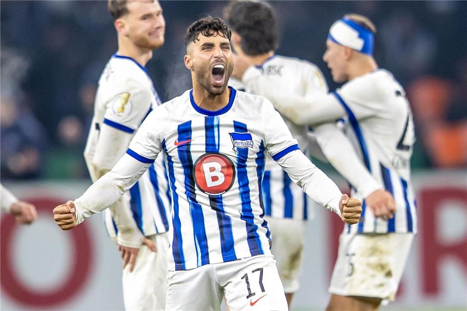 Ex-Herta-Spieler und Internet-Star Nader Jindaoui trainiert derzeit in den USA in Los Angeles.Andreas Gora/dpa