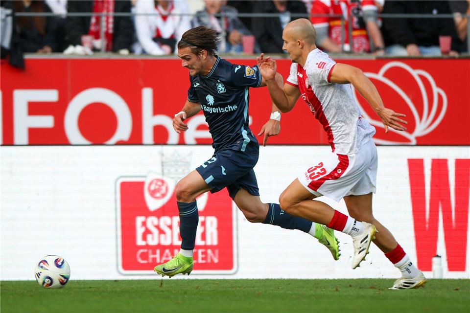 Ex-Rostocker bei 1860 München: Der Stürmer Sigurd Haugen. (Archivbild)Christoph Reichwein/dpa