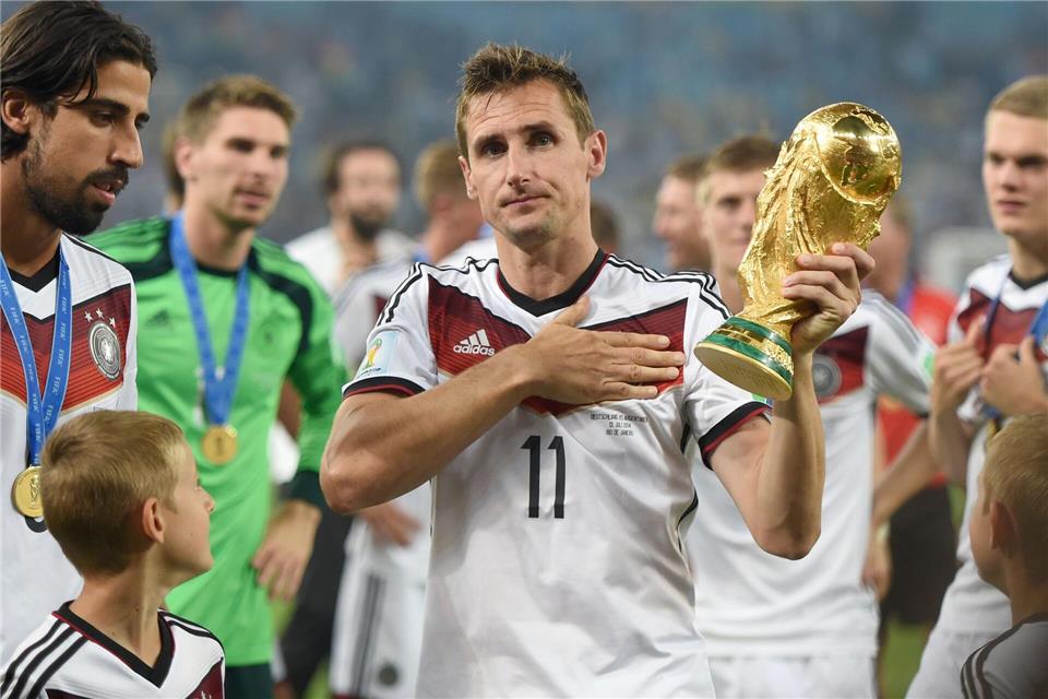 Ex-Weltmeister Miroslav Klose ist entthront (Archiv)Marcus Brandt/dpa