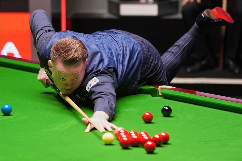 Ex-Weltmeister Shaun Murphy hatte das Nachsehen.Ian Hodgson/AP/dpa