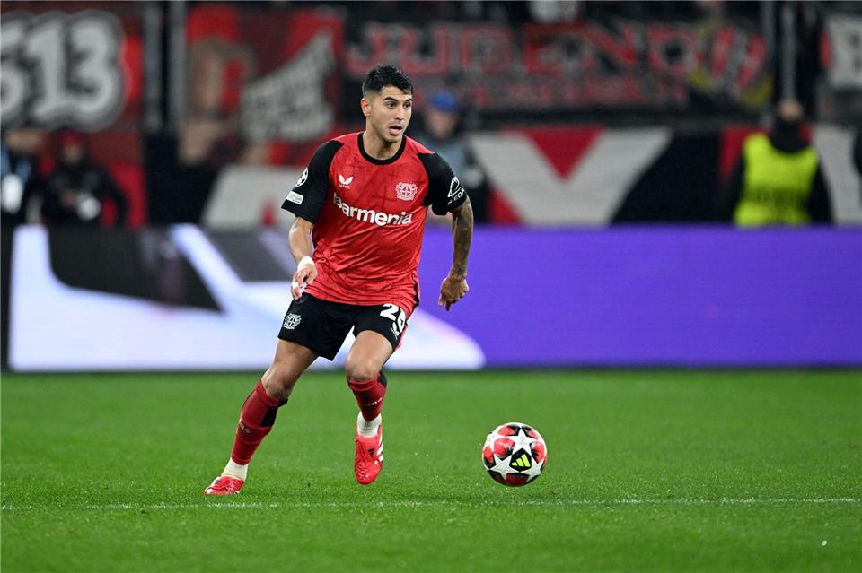 Exequiel Palacios soll Bayer Leverkusen noch lange prägen.Federico Gambarini/dpa