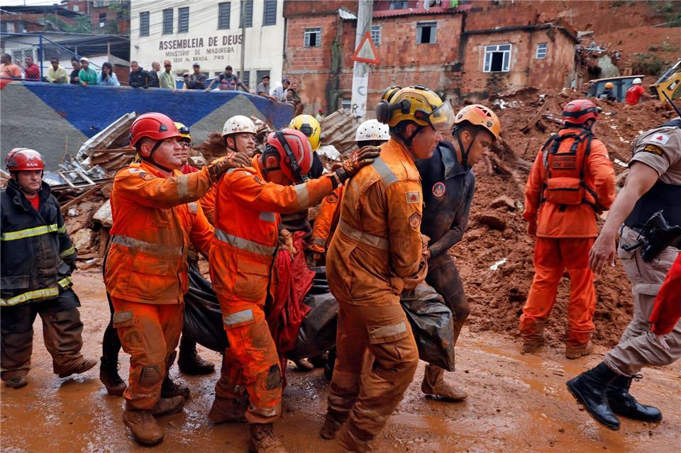 Extreme Regenfälle hatten in der Region schwere Erdrutsche ausgelöst. (Archivbild)Tânia Rêgo/Agencia Brazil/dpa